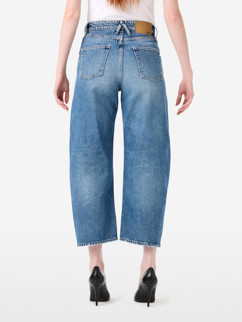 Cropped wide-leg Aida jeans