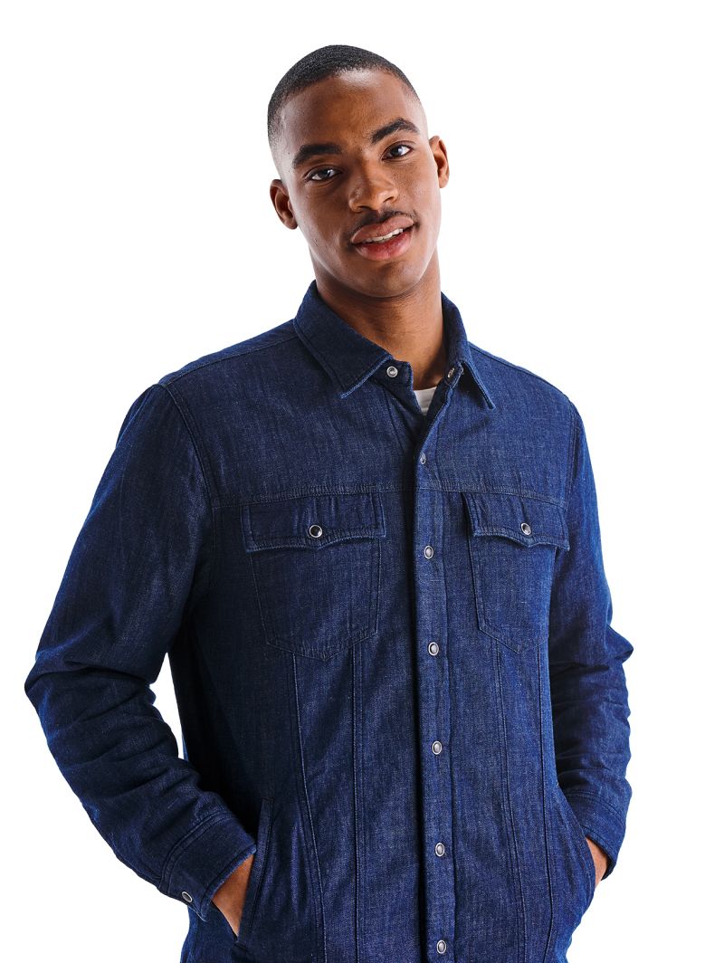 SOFT QUILTED SHIRT ONE-WASH SUNDRIED