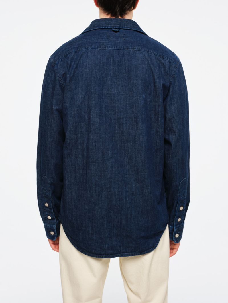 Heavy denim overshirt