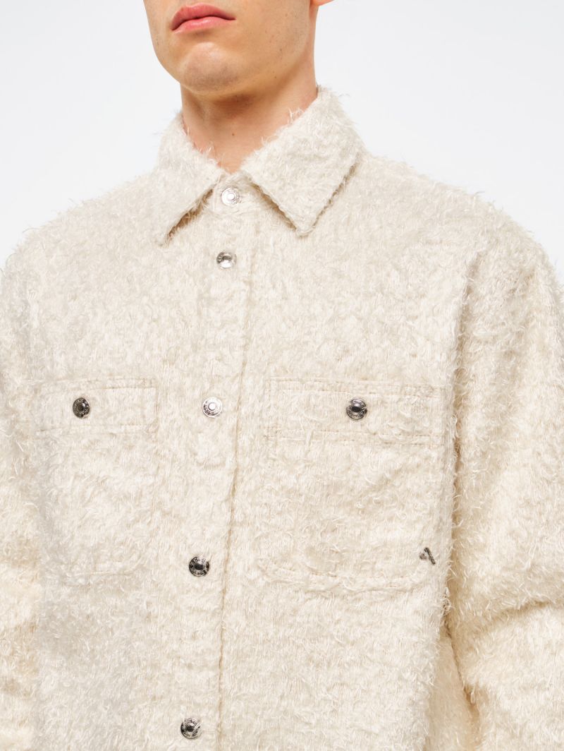 Overshirt Liam in eco fur