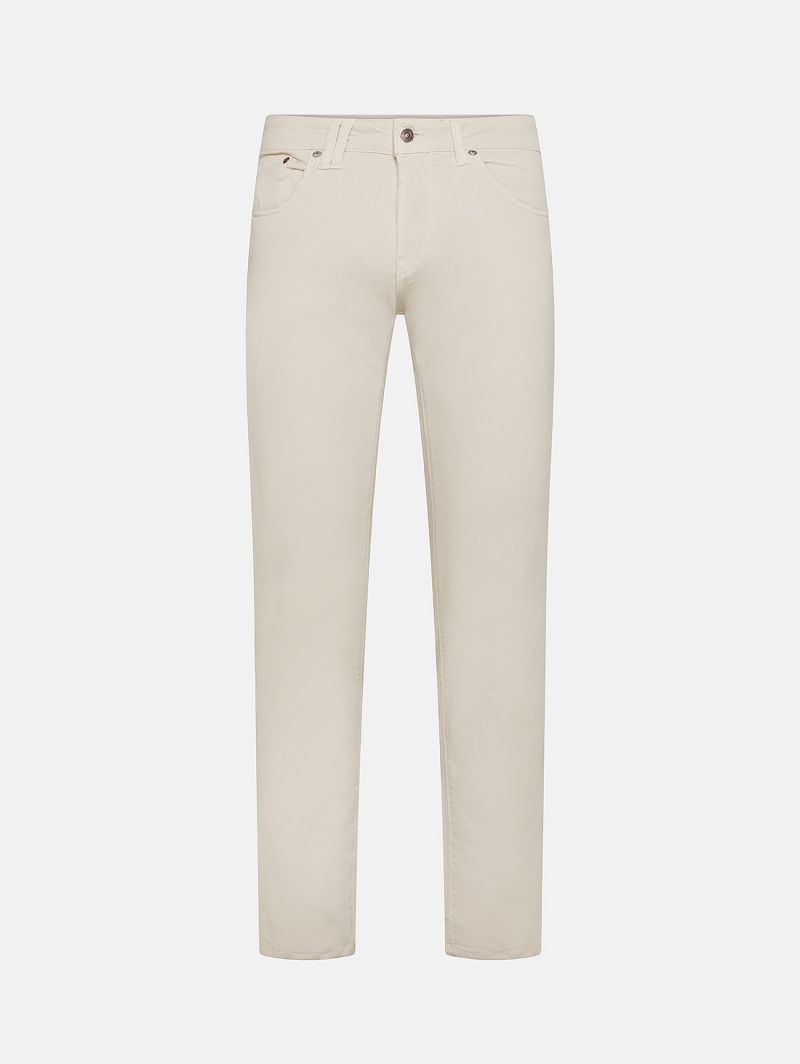 Bone comfort skinny distressed garment dyed