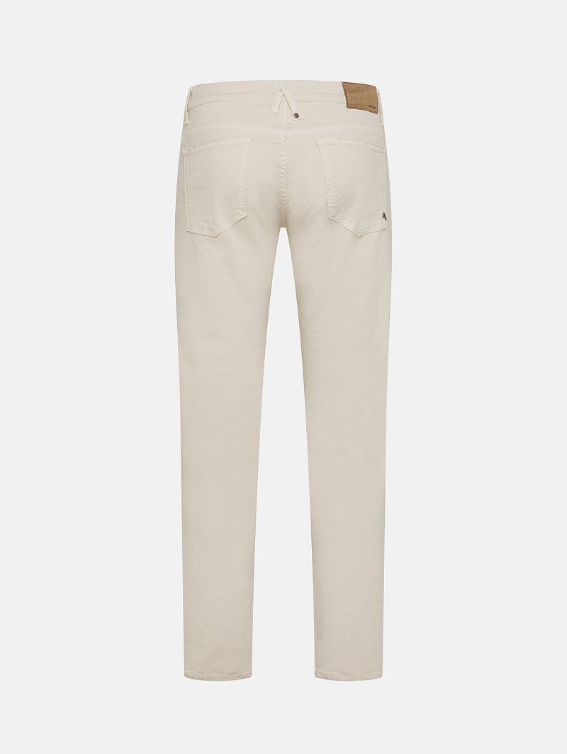 Bone comfort skinny distressed garment dyed