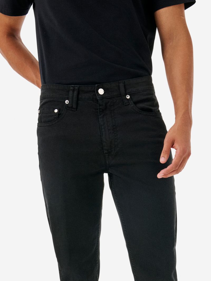 Lucky tapered fit distressed garment dyed