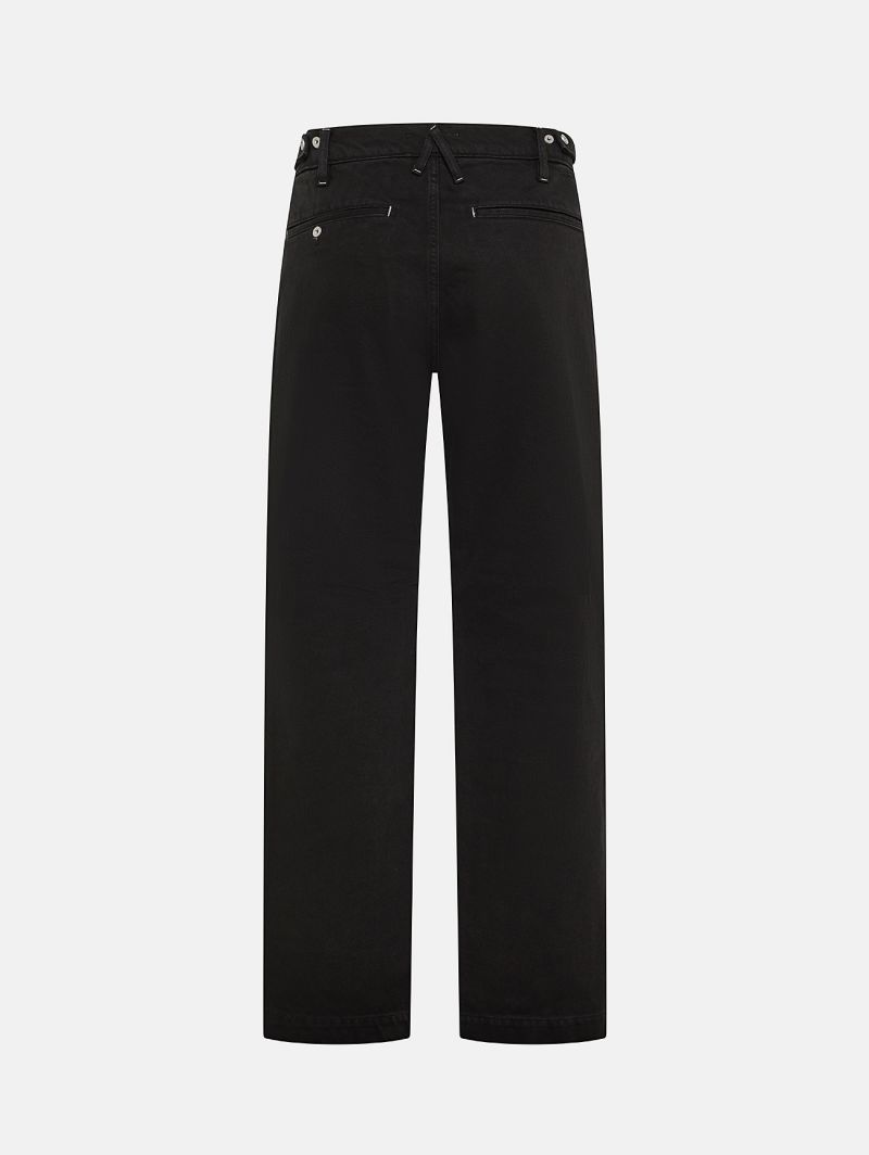 Full chino wide straight leg direct dyed