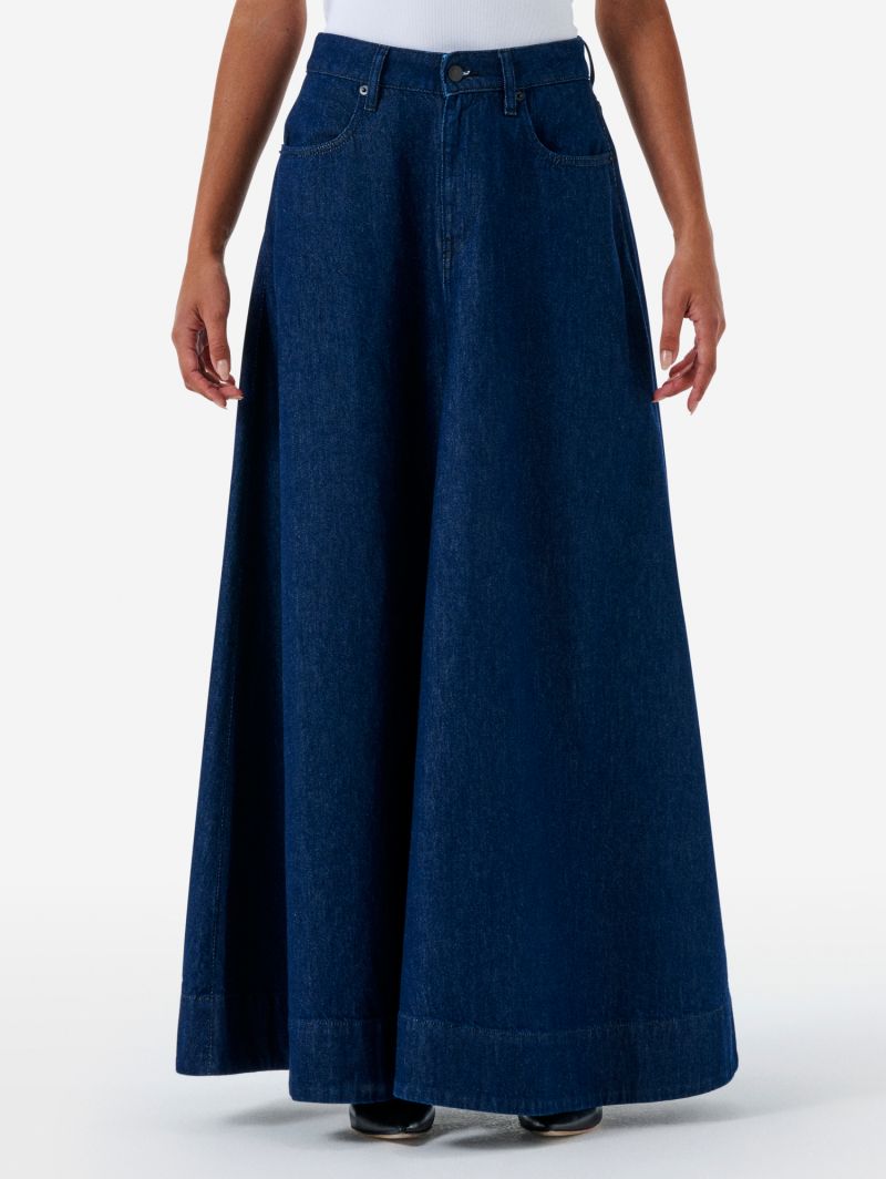 Sofia long skirt rinse wash
