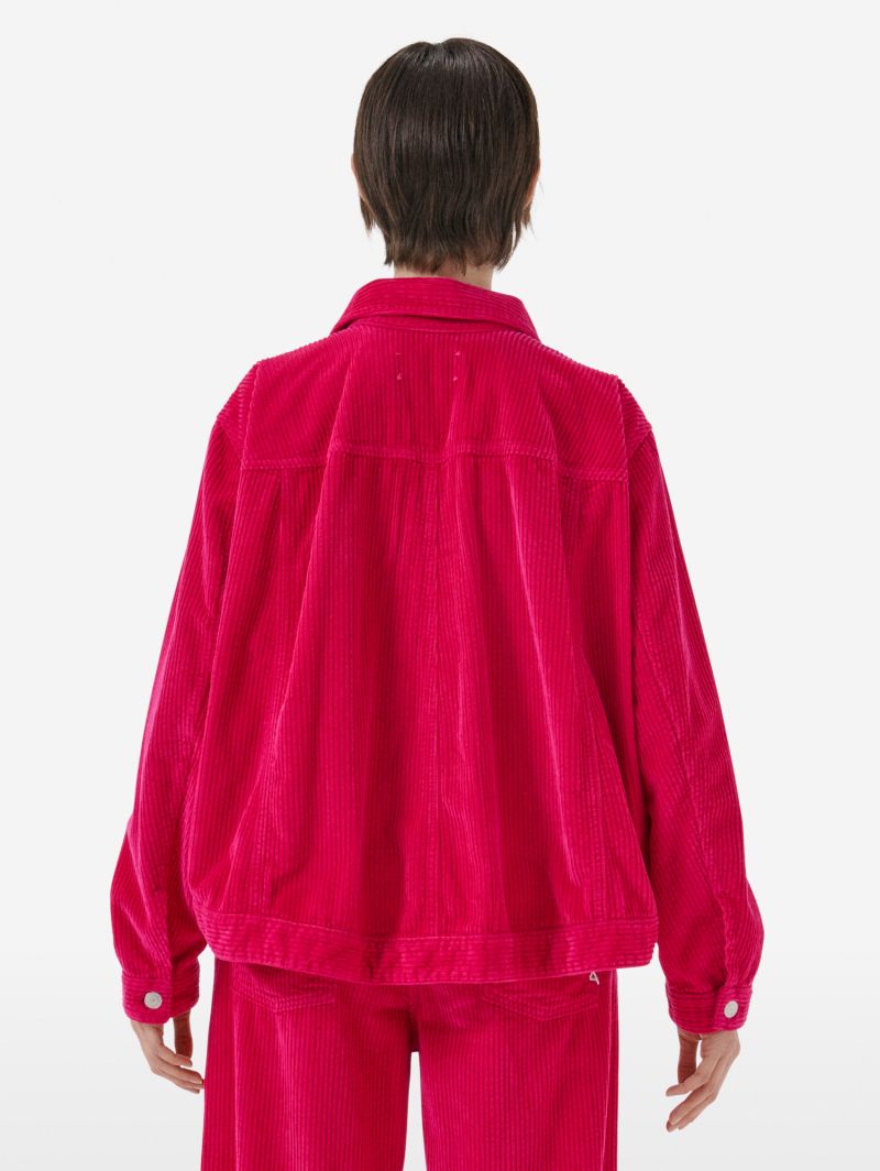 Hailey crop truker jacket direct dyed