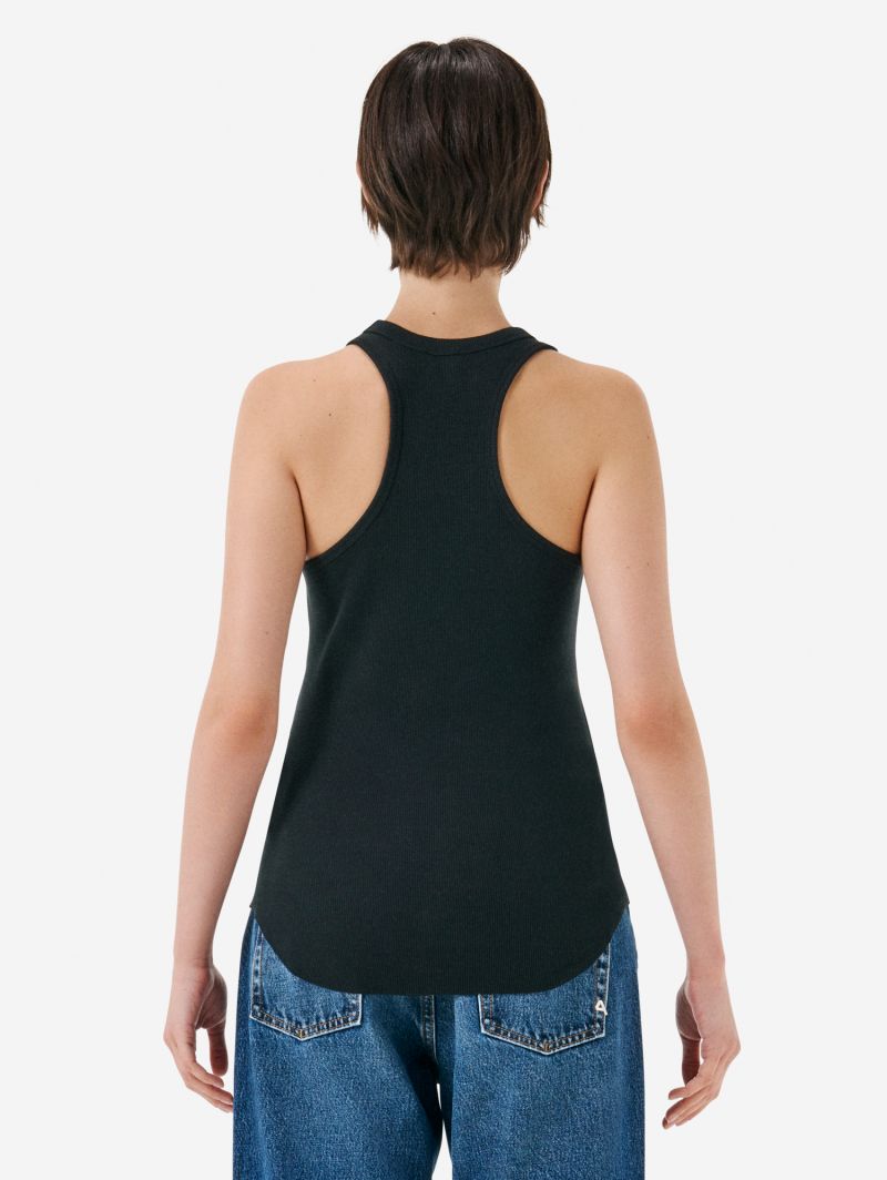 America ribbed tank top rinse wash