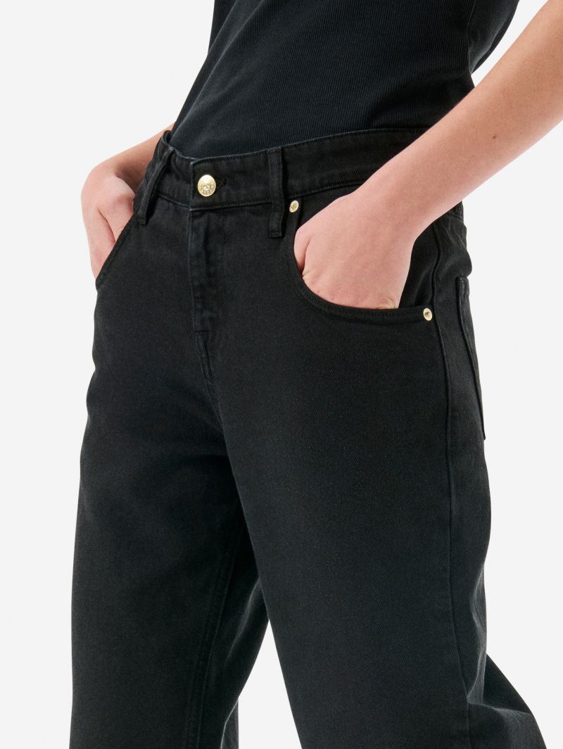 Aida crop super fitted low waist cropped curve leg direct dyed