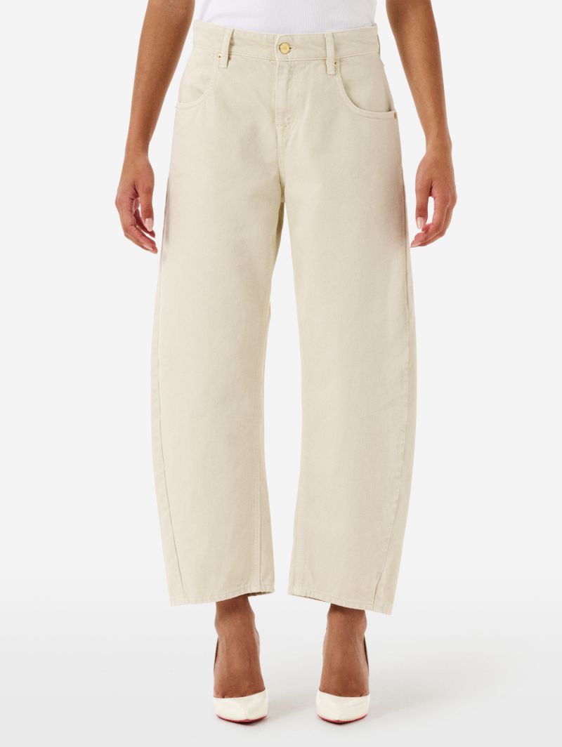 Aida crop super fitted low waist cropped curve leg direct dyed