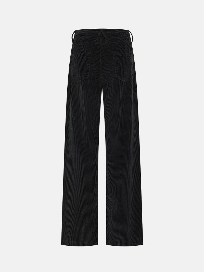 Aida low super fitted low waist volume leg direct dyed