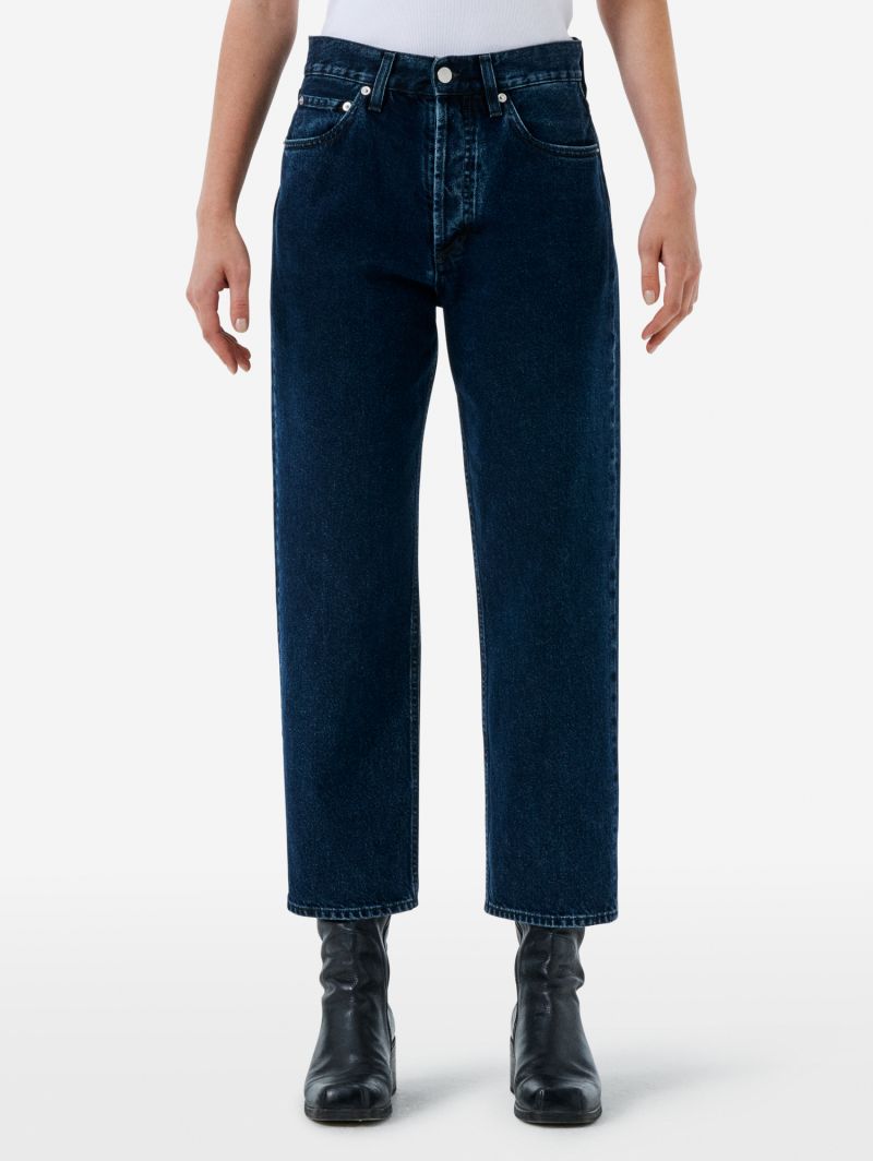 Bella '90s fit mid rise straight eco enzyme stone wash