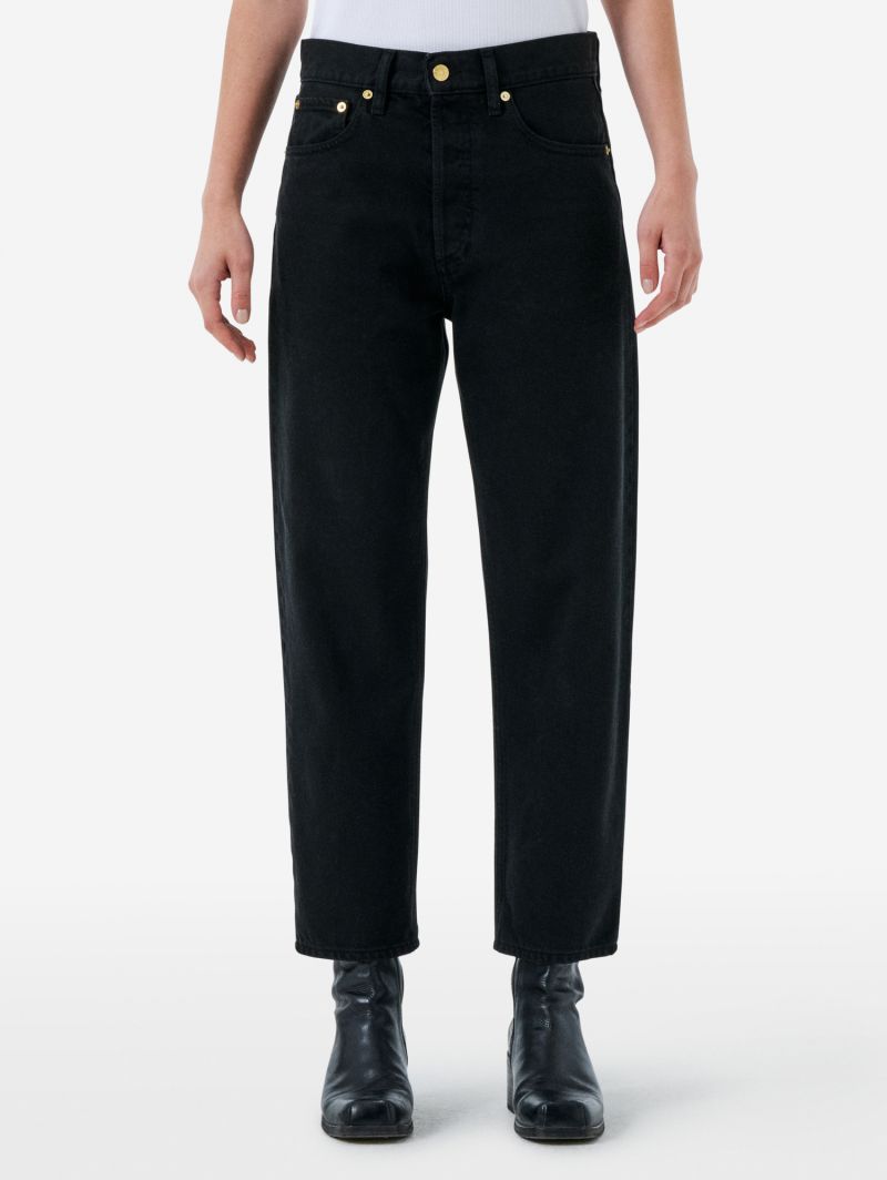Bella '90s fit mid rise straight direct dyed