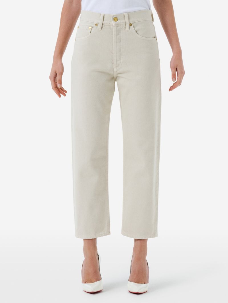 Bella '90s fit mid rise straight direct dyed