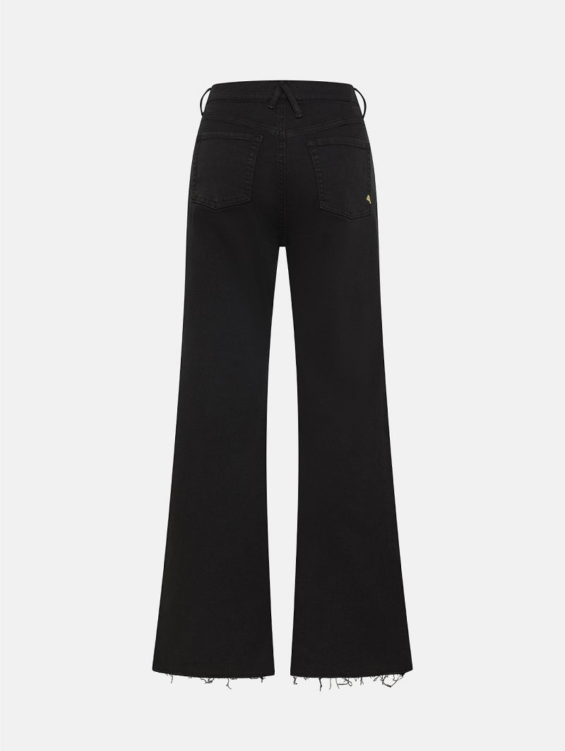 Luna mid rise flared reactive dyed row edge