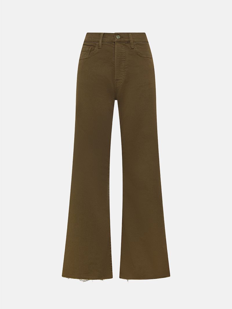 Luna mid rise flared reactive dyed row edge