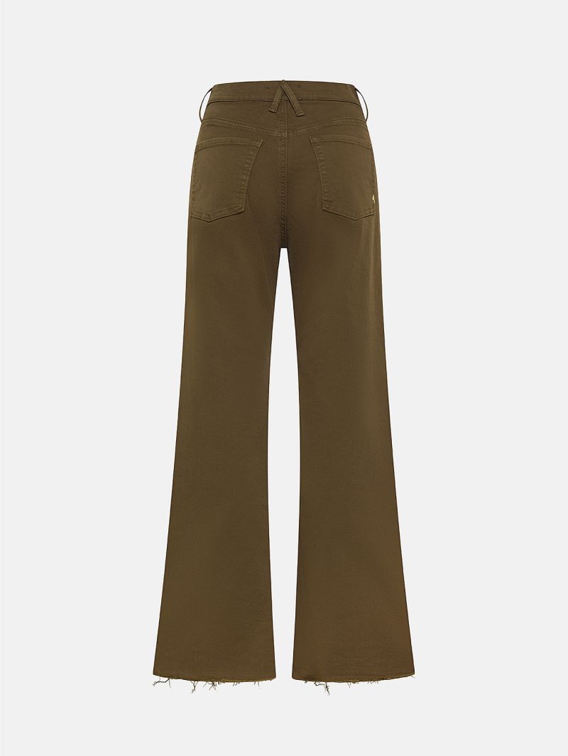 Luna mid rise flared reactive dyed row edge