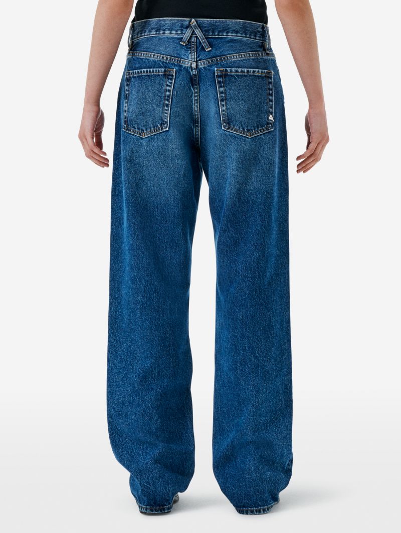 Mila low rise '90s fit stone wash brushed