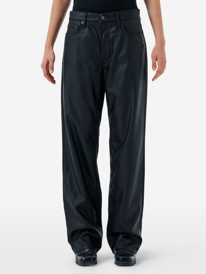 Mila low rise '90s fit eco leather rinse wash