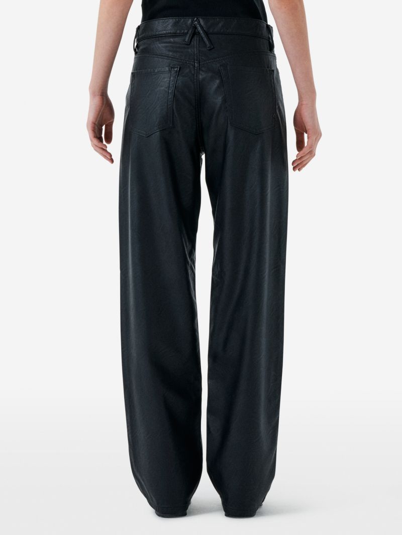 Mila low rise '90s fit eco leather rinse wash