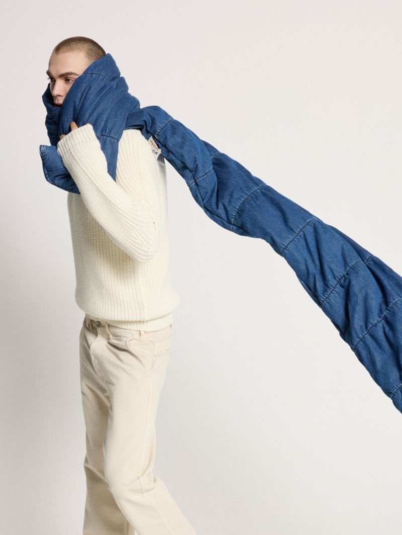 Puffy scarf medium vintage