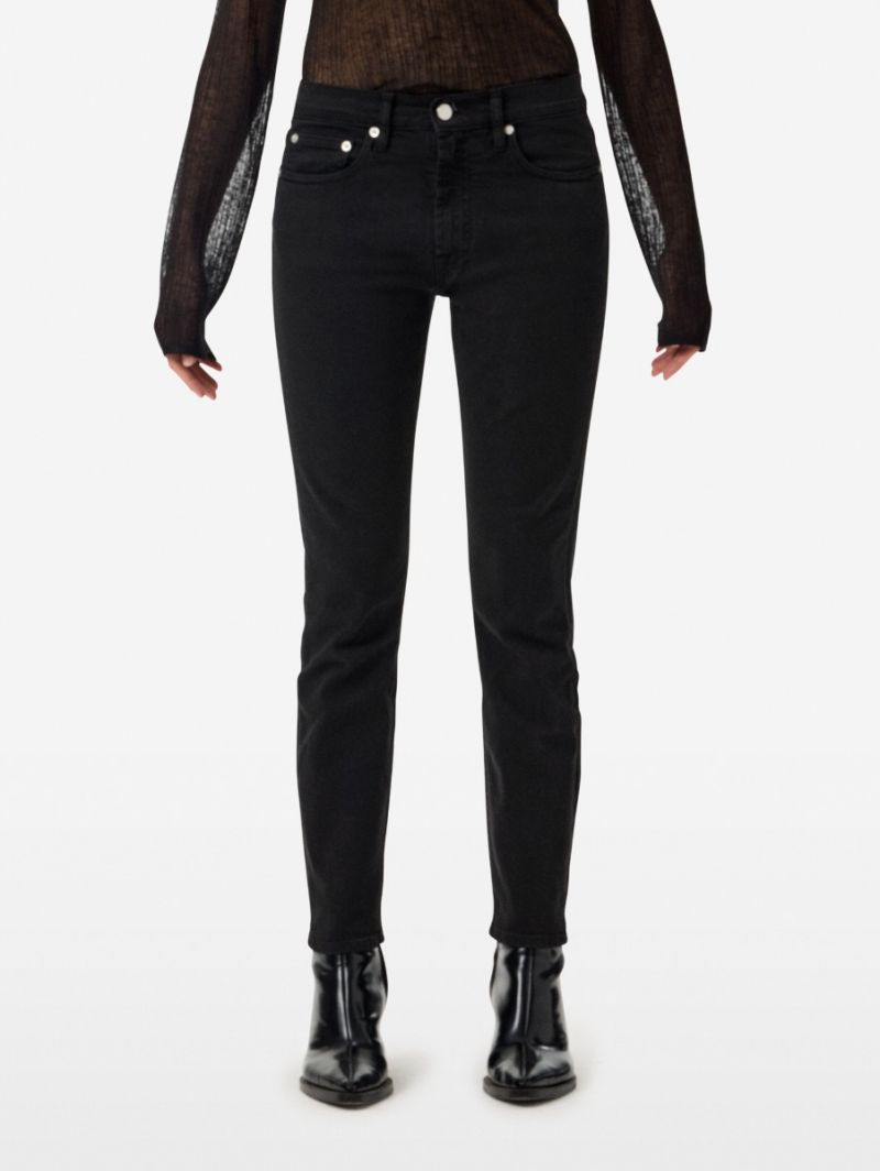 Body slim high rise direct dyed