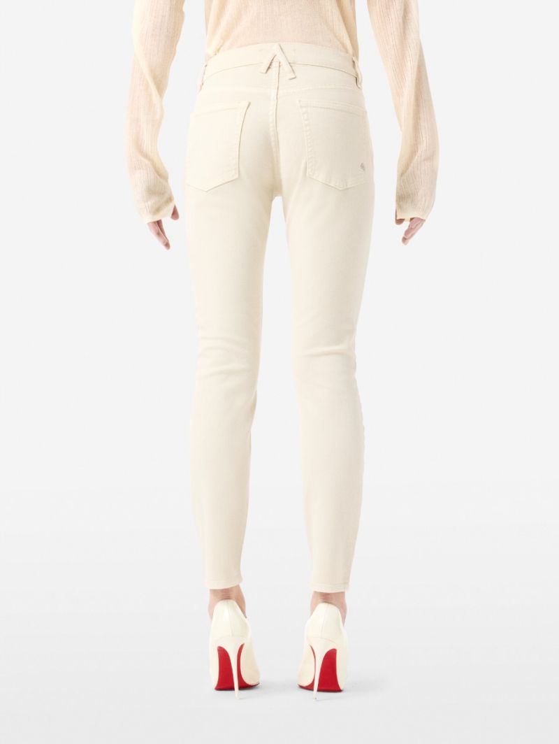 Body slim high rise direct dyed