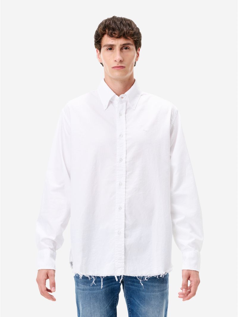 Rino regular shirt stone wash destroyed edge