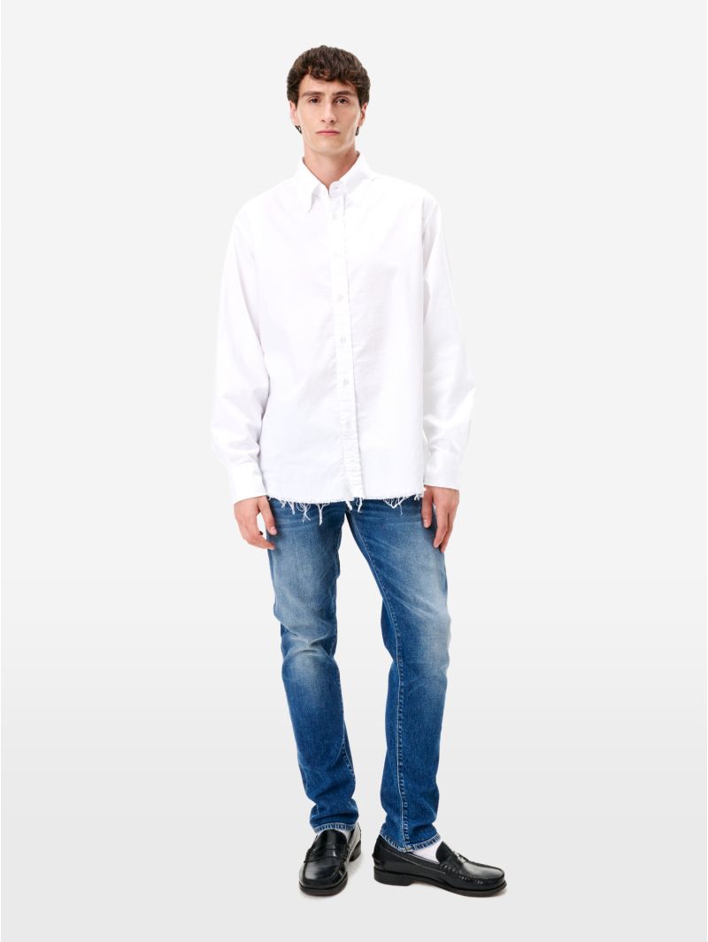 Rino regular shirt stone wash destroyed edge