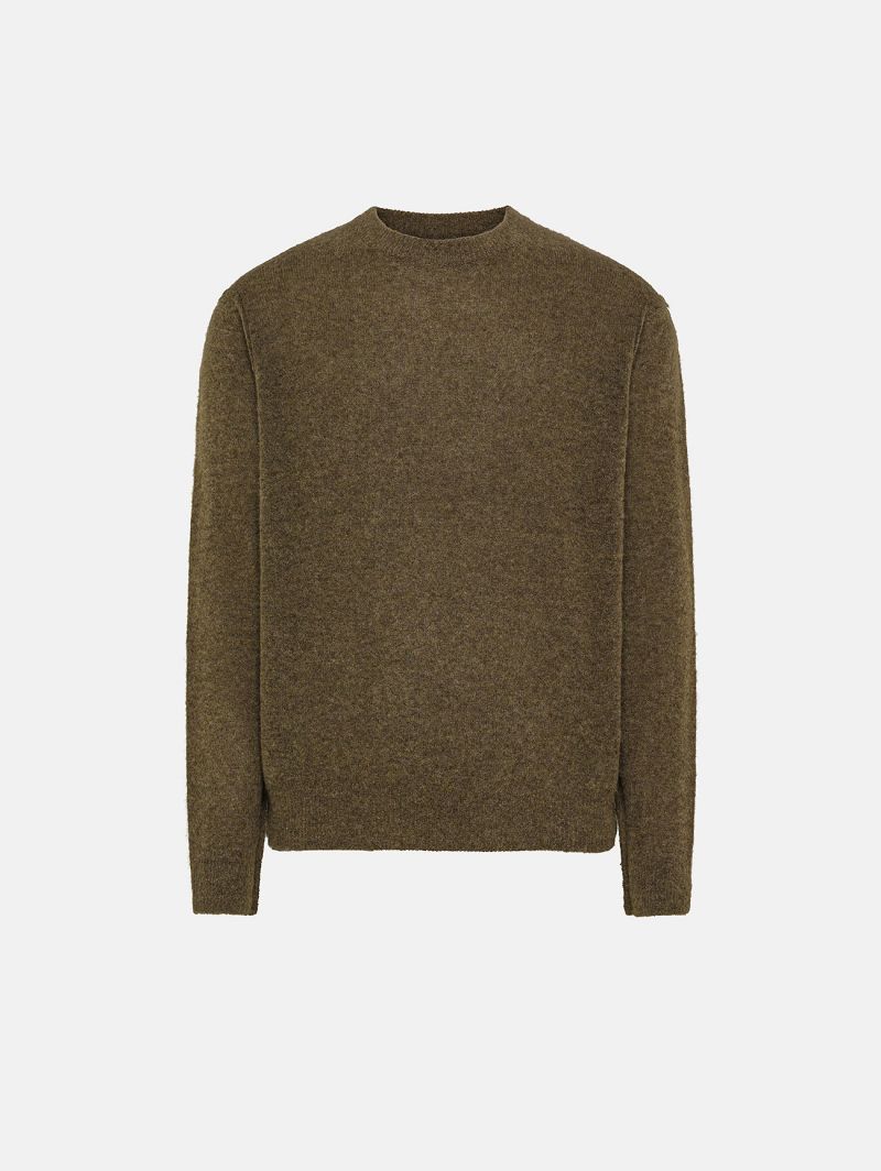 Fox brown alpaca-blend Omar jumper