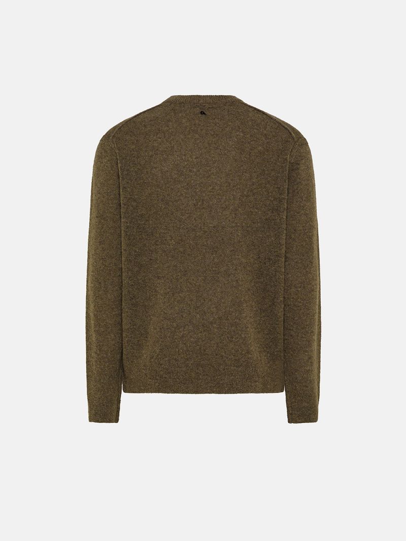 Fox brown alpaca-blend Omar jumper