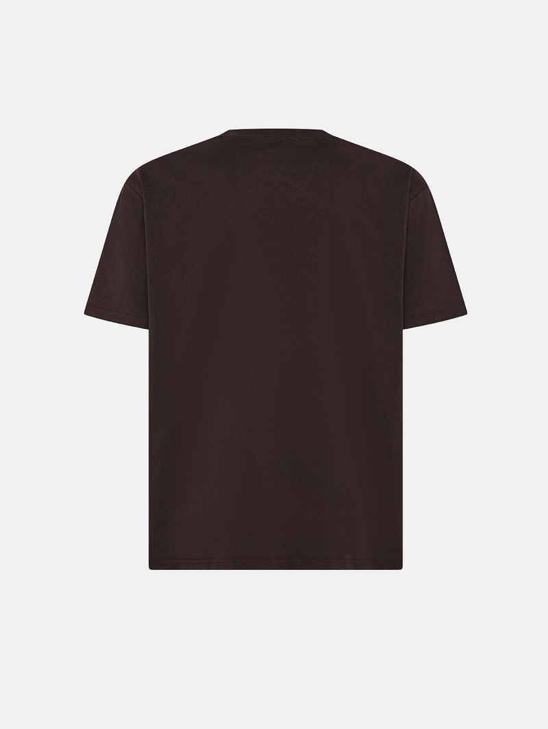 Bordeaux pure cotton jersey Heritage T-shirt