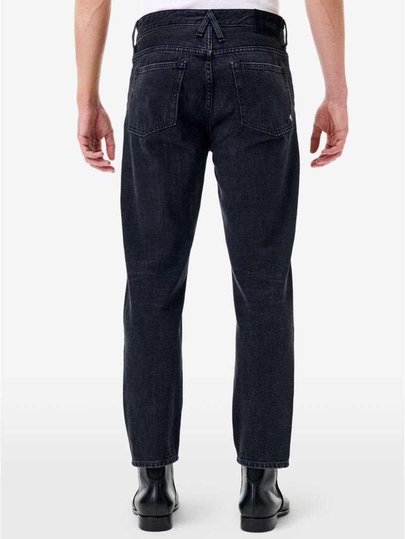Jeans Lucky tapered fit effetto vintage nero