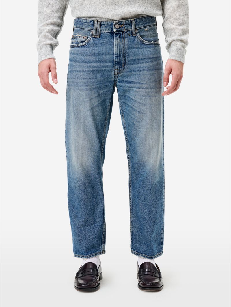 Jeans Wise straight fit effetto vintage navy blue