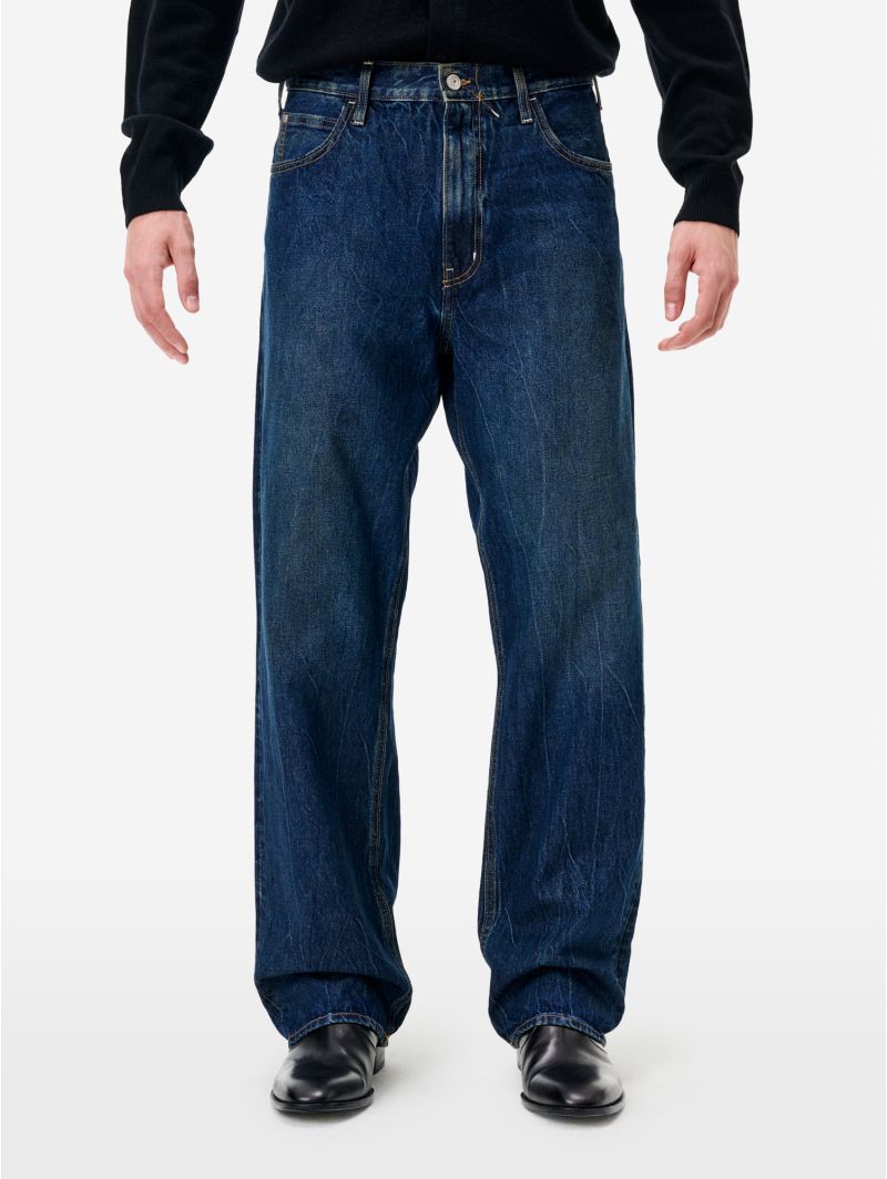 Jeans Bart wide fit effetto vintage blue profondo
