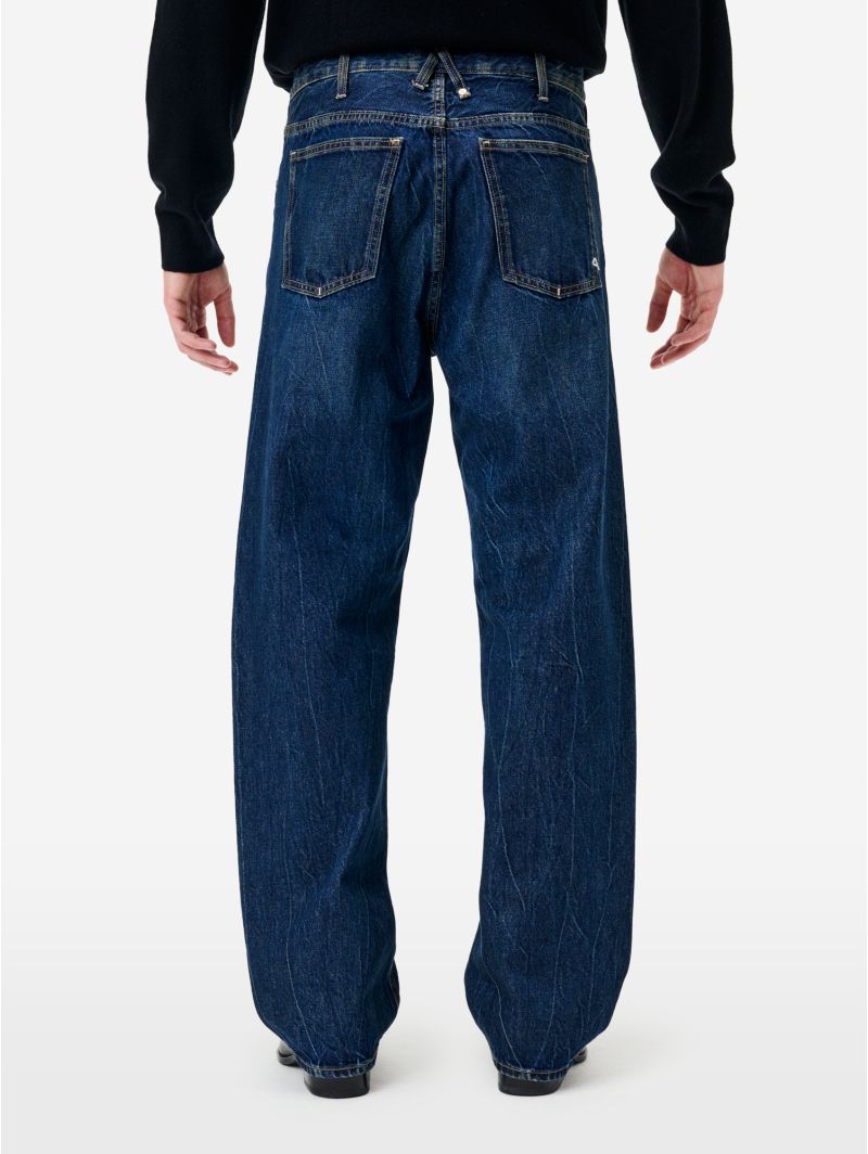 Jeans Bart wide fit effetto vintage blue profondo