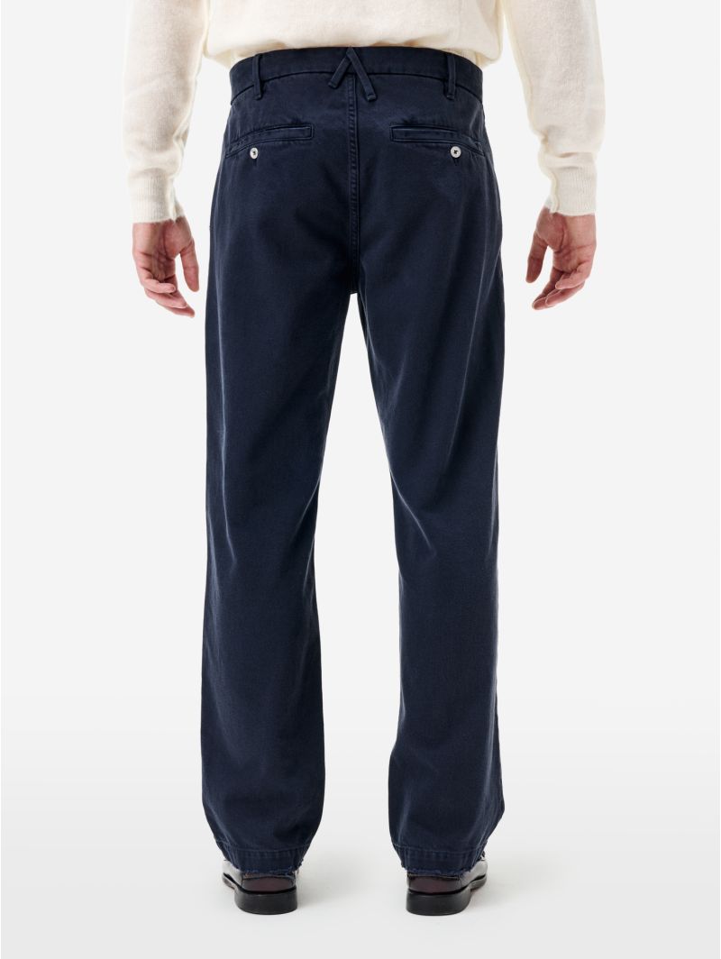 Jeans Full Chino a gamba dritta navy scuro