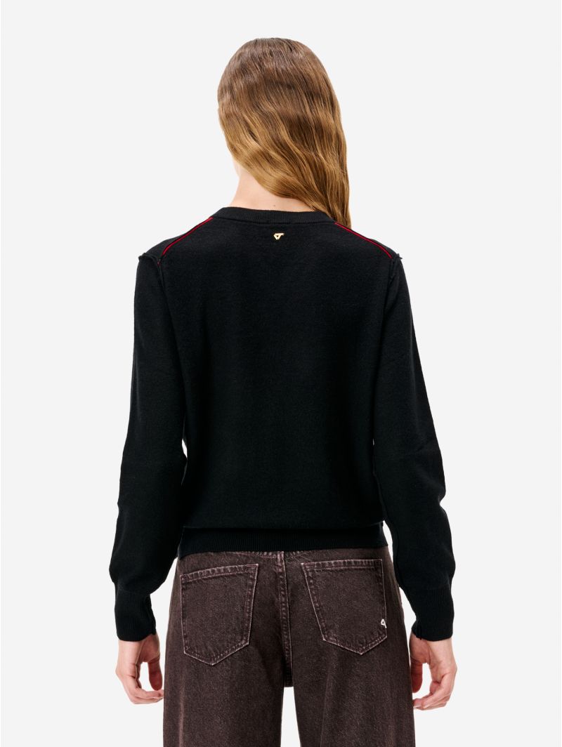 Maglia Ada in misto lana Merino nero
