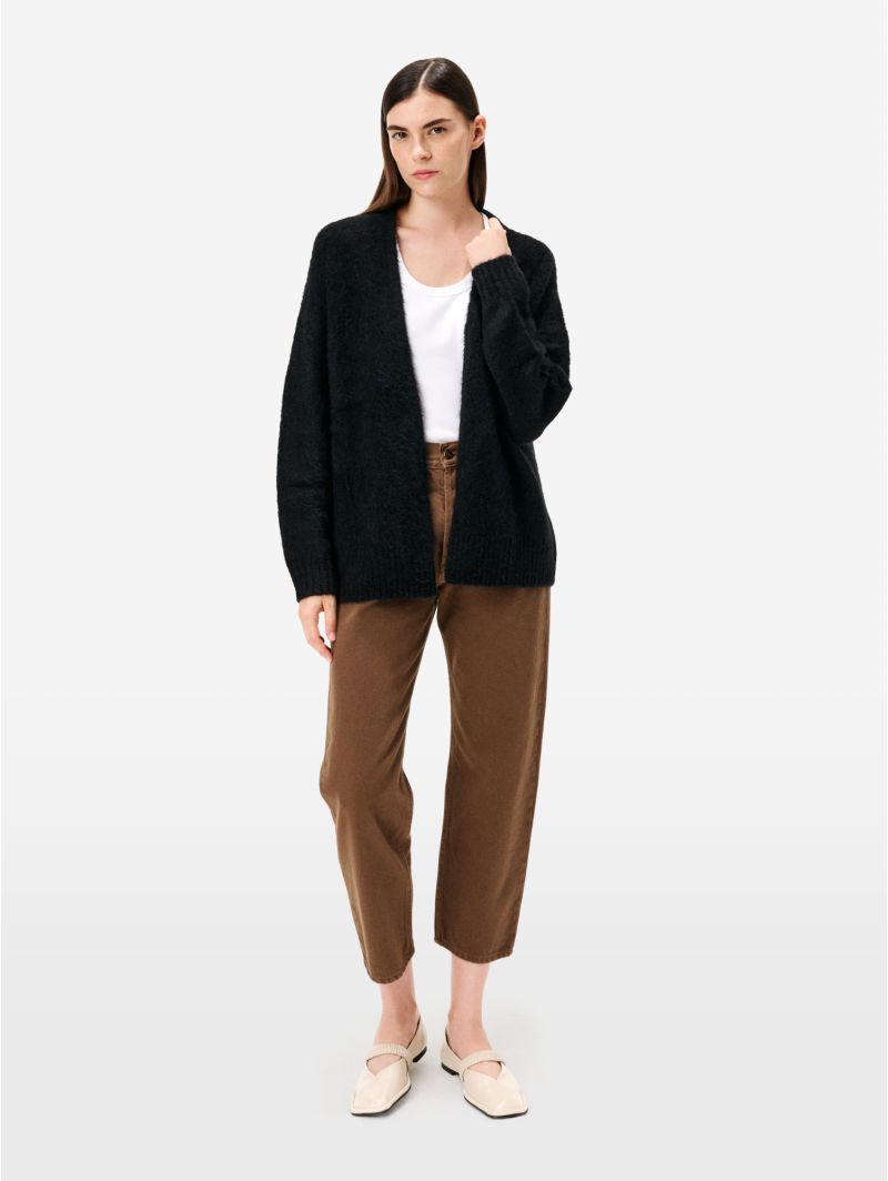 Black alpaca-blend Amazing Bice cardigan
