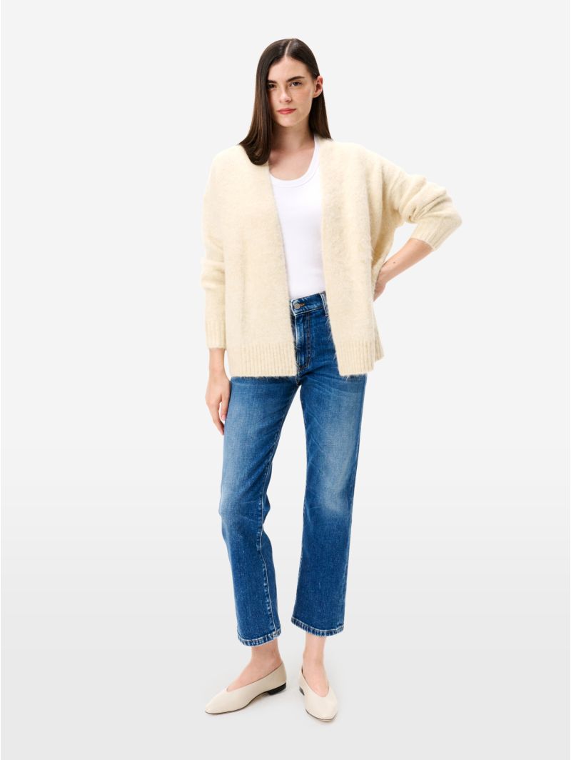 Off white alpaca-blend Amazing Bice cardigan