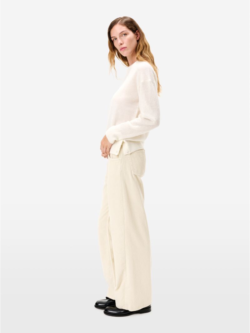 Off white alpaca-blend Egle jumper