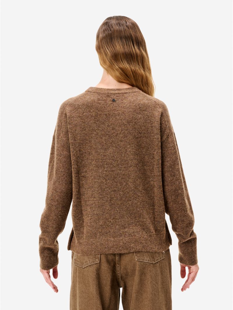 Fox brown alpaca-blend Egle jumper
