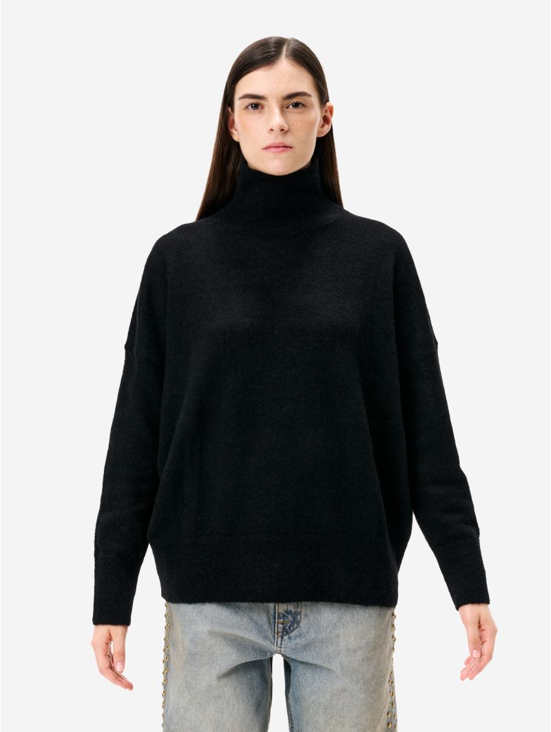 Maglia dolcevita Lole in misto alpaca nero