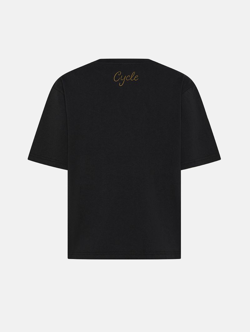 Benny printed over t-shirt s/s rinse wash