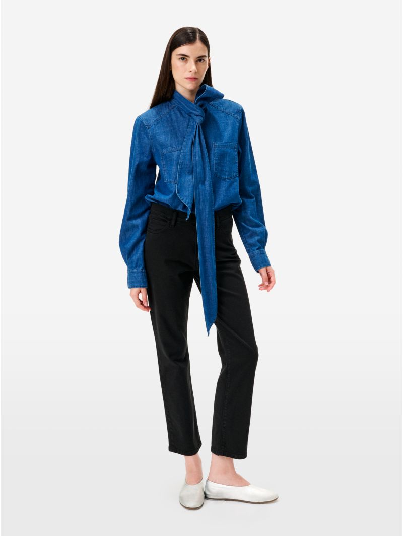 Francy slim fit mid rise straight leg direct dyed