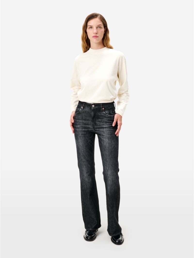 Jeans Anya bootcut grigio scuro