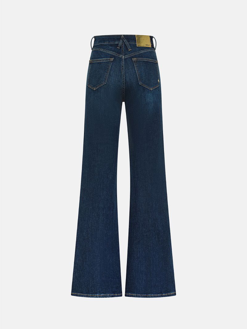 Flaire high rise flared dark vintage