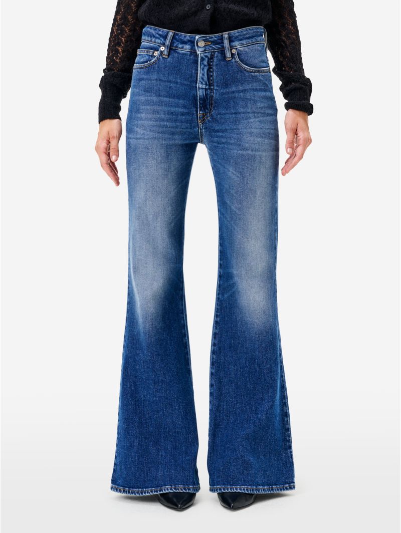 Navy blue flared Flaire jeans