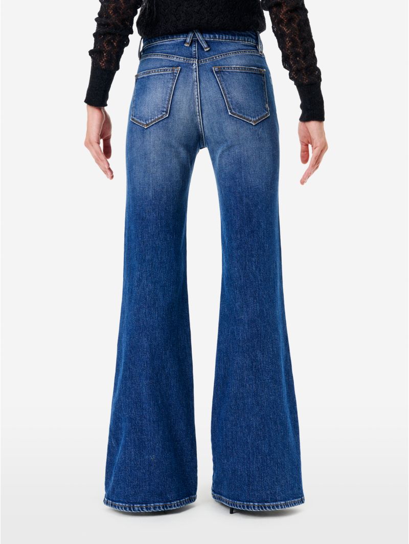 Navy blue flared Flaire jeans