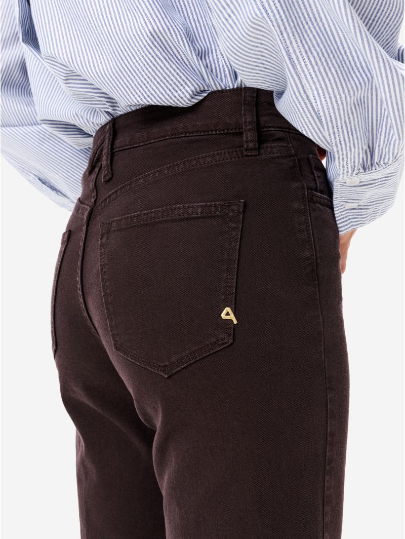 Flaire high rise flared direct dyed