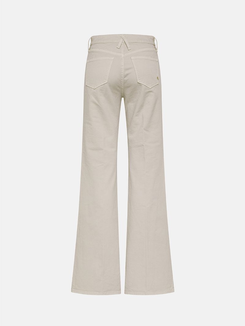Flaire high rise flared direct dyed